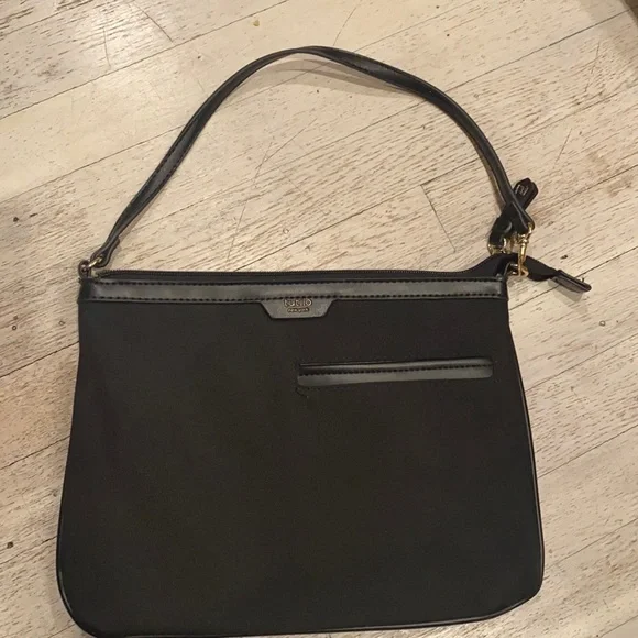 Tutilo New York black nylon wristlet lap top bag size 12/9 Guc - Picture 12 of 13